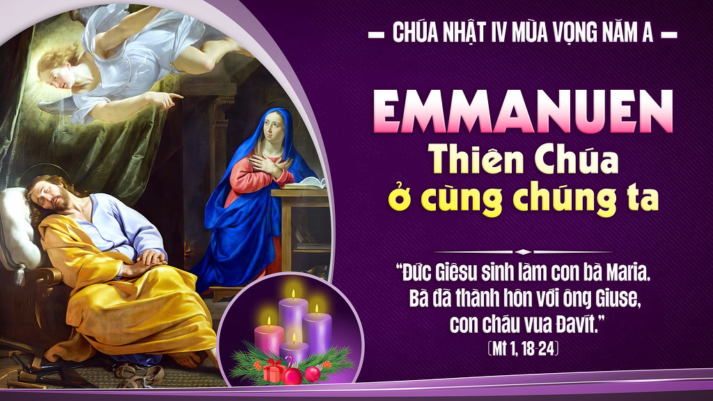 Chúa nhật IV Mùa vọng Năm A - Đừng nghi ngờ hay bất tuân lệnh của Thiên Chúa 2 CN IV MV A