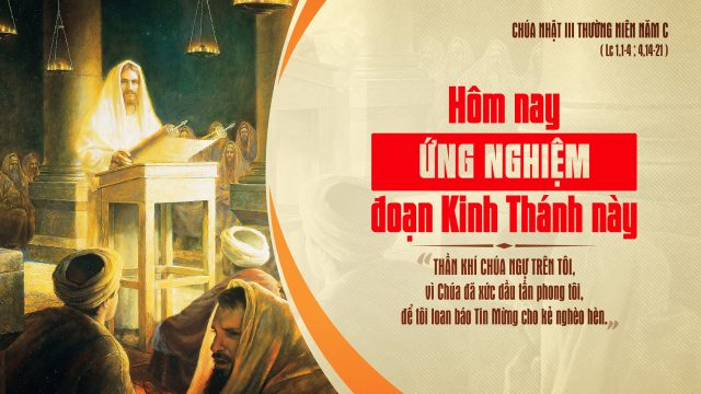 Các bài suy niệm Chúa nhật III Thường niên năm C 1 CN03TN02