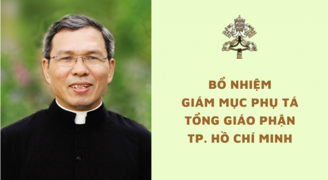 Bổ nhiêm Giám Mục phụ tá Giáo phận Tp. HCM 1 Giam muc tphcm