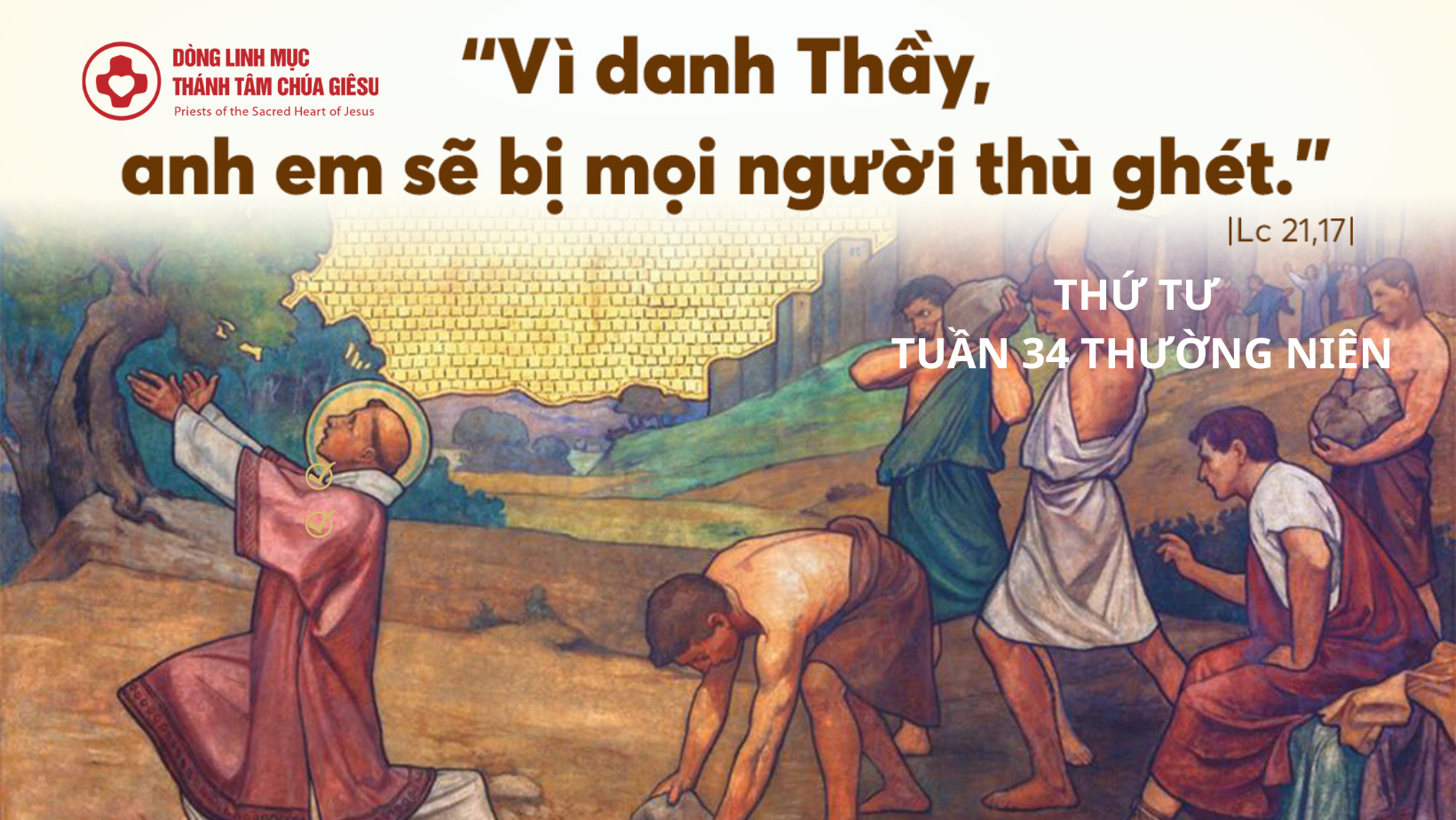 Thứ tư tuần 34 thường niên: Mọi người phải tùng phục uy quyền của Thiên Chúa 2 THU TU TUAN 34 THUONG NIEN LINHMUCTHANHTAM