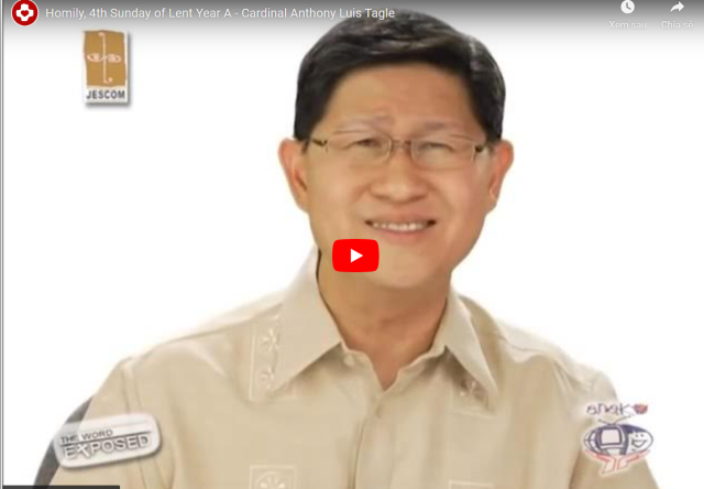 Tagle 4th sunday of Lent Year A