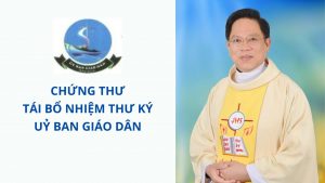 Chứng thư tái bổ nhiệm Thư ký Ủy ban Giáo Dân 2 chung thu tai bo nhiem thu ky uy ban giao dan747569