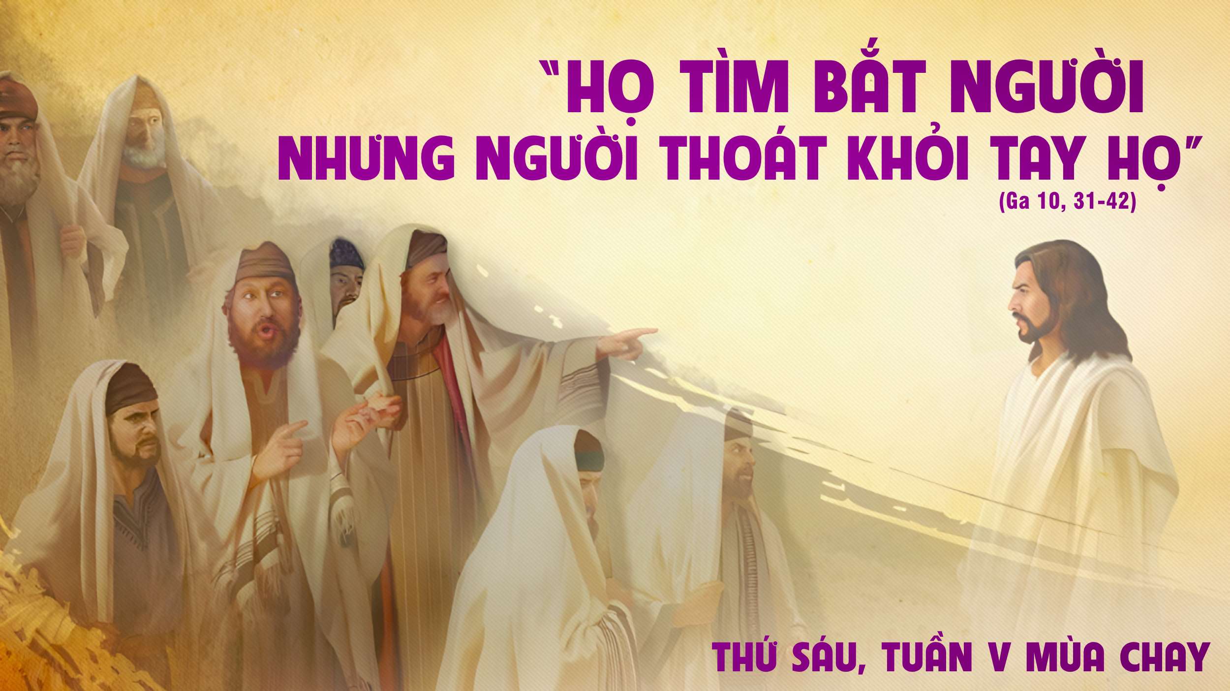 Thứ sáu tuần V mùa chay - Ngôn sứ của Thiên Chúa bị truy tố và bị ném đá 2 thusautuan5mc