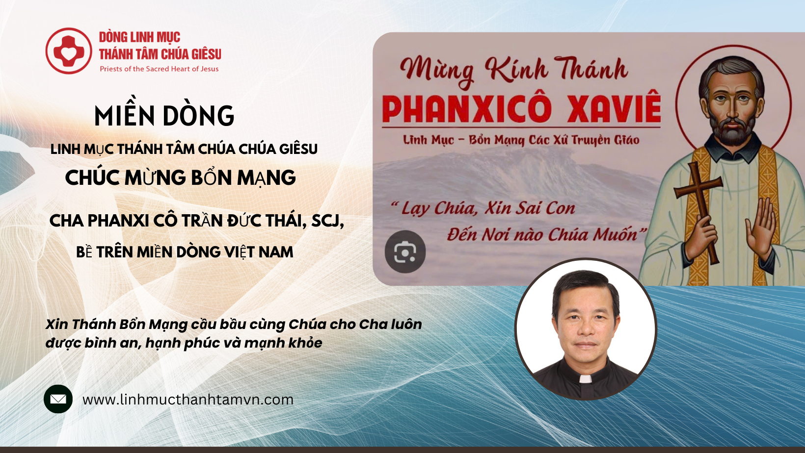 Chúc Mừng Bổn mạng Cha Bề Trên Miền Dòng Linh Mục Thánh Tâm Việt Nam 2 www.linhmucthanhtamvn.com